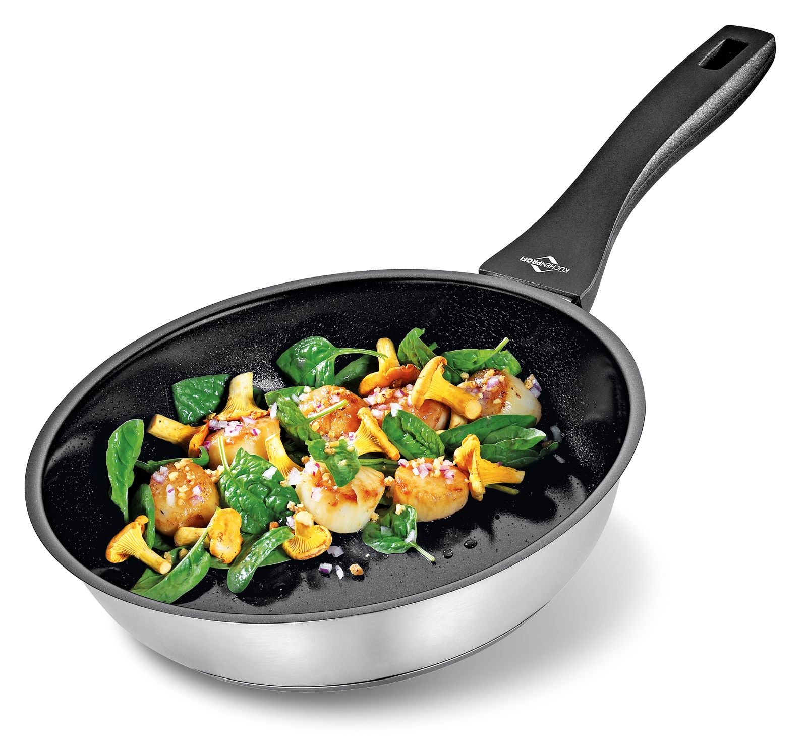 2385102820_COOK ROMA Pánev 20 cm nepřilnavý povrch nerez Kuchenprofi Solingen (5)